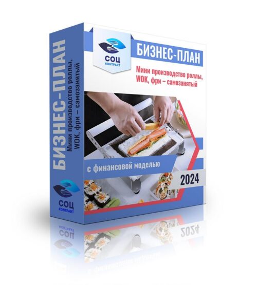 Бизнес-план "Открытие мини производства роллы, WOK, фри (картошка, наггетсы, луковые кольца)", самозанятость