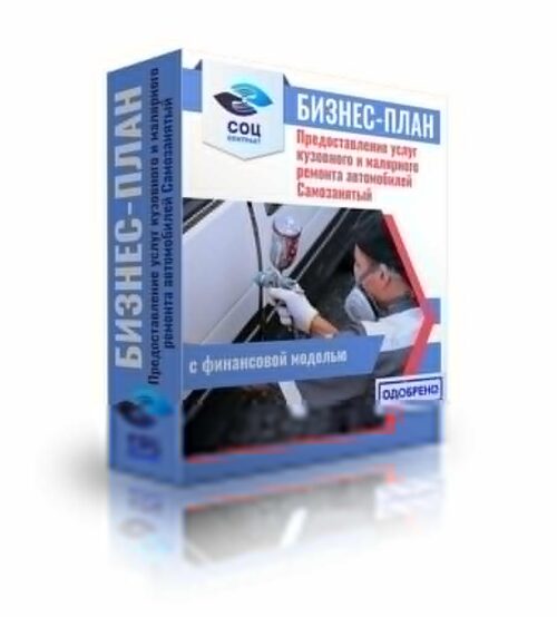 Бизнес-план "Предоставление услуг кузовного и малярного ремонта автомобилей", самозанятость
