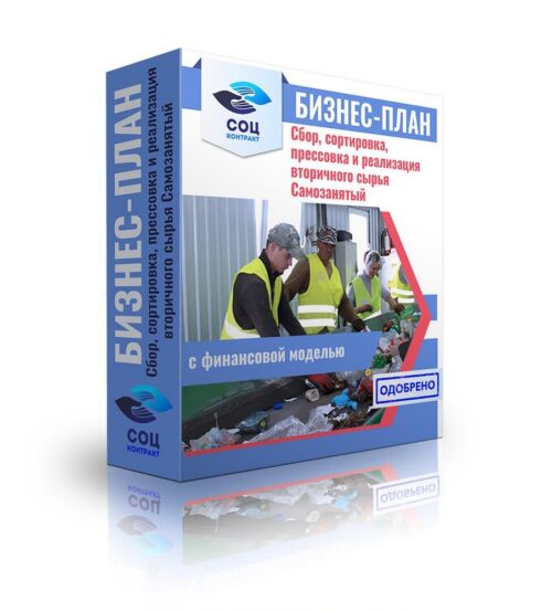 Бизнес-план "Вторсырье. Сбор, сортировка и реализация вторичного сырья", самозанятый