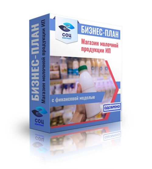 Бизнес-план "Открытие розничного магазина молочной продукции", ИП