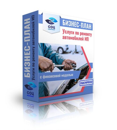 Бизнес-план "Услуги по ремонту автомобилей, шиномонтаж", ИП