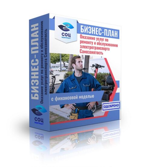 Бизнес-план "Оказание услуг по ремонту  и обслуживанию электротранспорта", самозанятость