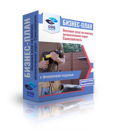 Бизнес-план "Оказание услуг по монтажу автоматических ворот", ИП