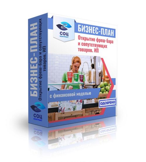 Бизнес-план "Открытие фреш-бара и продажа сопутствующих товаров", ИП