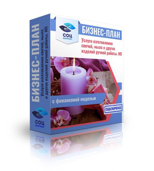 Бизнес-план "Услуги изготовления свечей, мыла и других изделий ручной работы", ИП