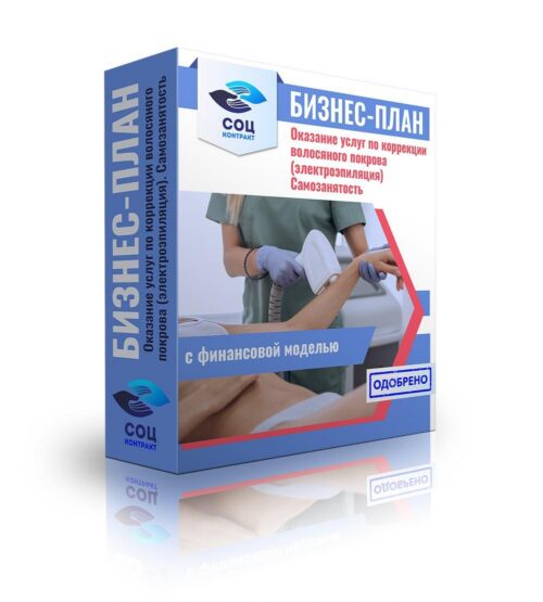 Бизнес-план "Оказание услуг по коррекции волосяного покрова, электроэпиляция, восковая эпиляция", самозанятость
