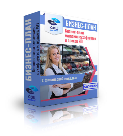 Бизнес-план "Открытие магазина сухофруктов и орехов", ИП