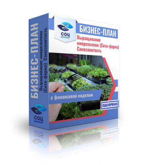 Бизнес-план "Выращивание микрозелени (сити-ферма)", самозанятость