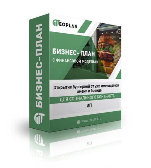 Бизнес-план "Открытие бургерной", ИП