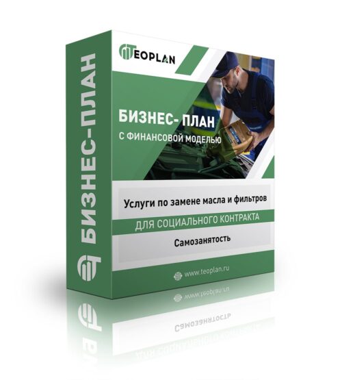 Бизнес-план "Услуги по замене масла и фильтров", самозанятость