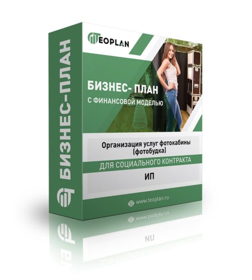Бизнес-план "Организация услуг фотокабины (фотобудка)", ИП