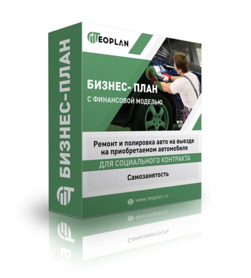 Бизнес-план "Ремонт и полировка авто на выезде на приобретаемом автомобиле". Самозанятость