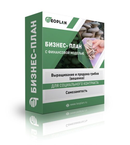 Бизнес-план "Выращивание и продажа грибов (вешенка)", самозанятость
