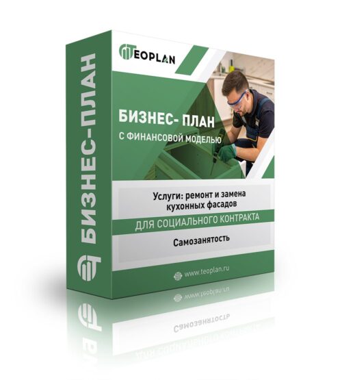 Бизнес-план "Услуги: ремонт и замена кухонных фасадов", самозанятость