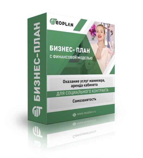 Бизнес-план "Оказание услуг маникюра, аренда кабинета", самозанятость