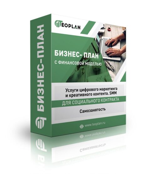 Бизнес-план "Услуги цифрового маркетинга и креативного контента. SMM". Самозанятость