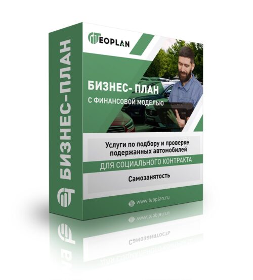 Бизнес-план "Услуги по подбору и проверке подержанных автомобилей", самозанятость