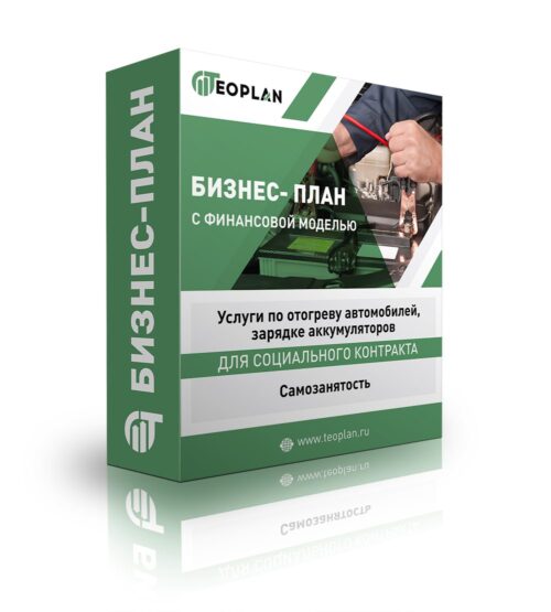 Бизнес-план "Услуги по отогреву автомобилей, зарядке аккумуляторов", самозанятость