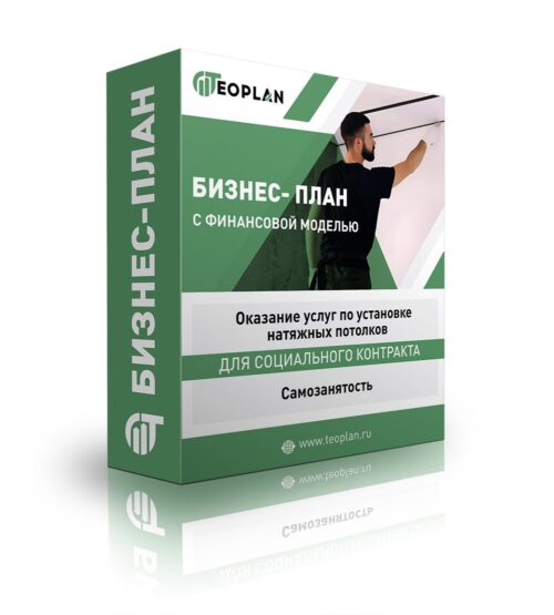 Бизнес-план "Оказание услуг по установке натяжных потолков". Самозанятость