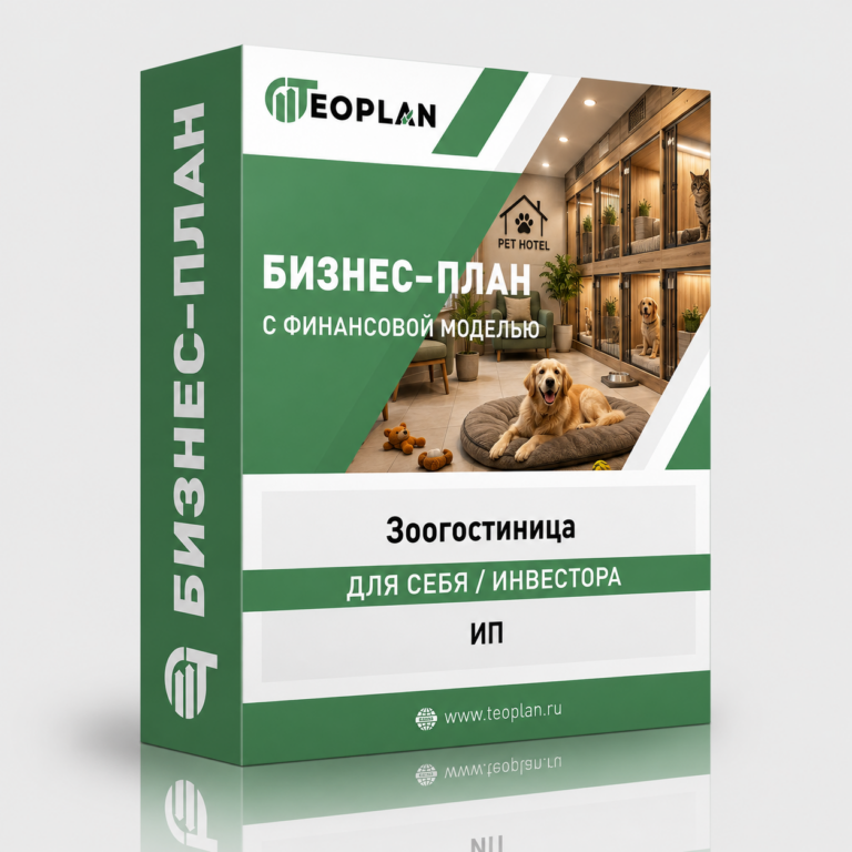 Бизнес-план: Зоогостиница для собак и кошек с финансовой моделью