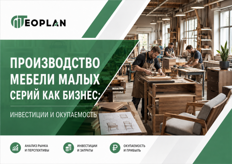 Производство мебели малых серий как бизнес: инвестиции и окупаемость