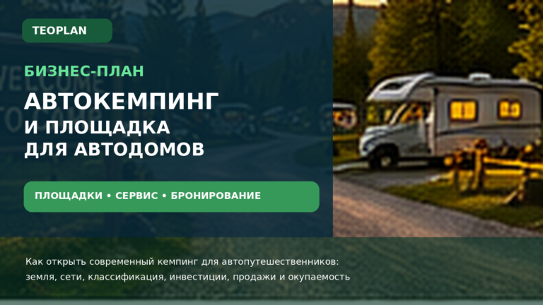 Автокемпинг и площадка для автодомов как бизнес