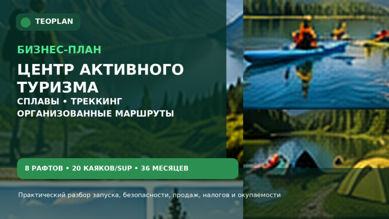 Центр активного туризма как бизнес: сплавы, треккинг и маршруты