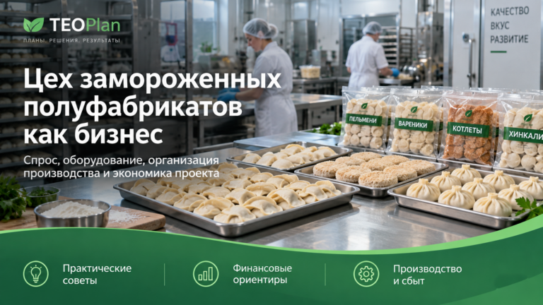 Цех готовой еды и доставки как бизнес