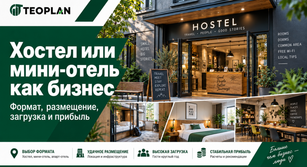 Как открыть хостел или мини-отель