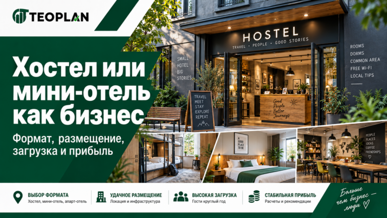 Как открыть хостел или мини-отель: помещение, классификация, продажи и экономика