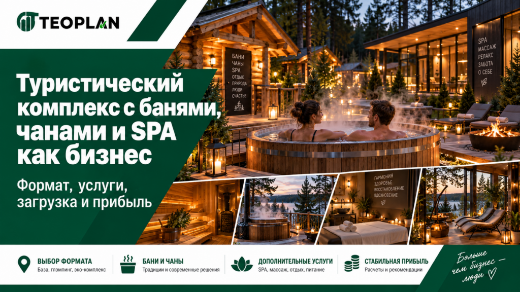 Как открыть туристический комплекс с банями, чанами и SPA: формат, требования, экономика и продвижение