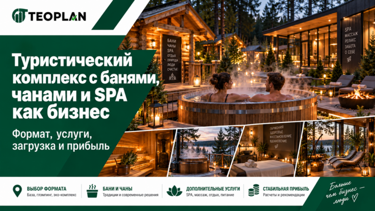 Как открыть туристический комплекс с банями, чанами и SPA: формат, требования, экономика и продвижение