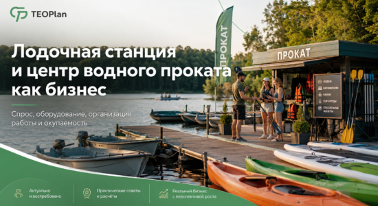 Лодочная станция и центр водного проката как бизнес