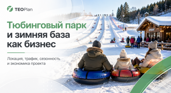 Тюбинговый парк и зимняя база как бизнес