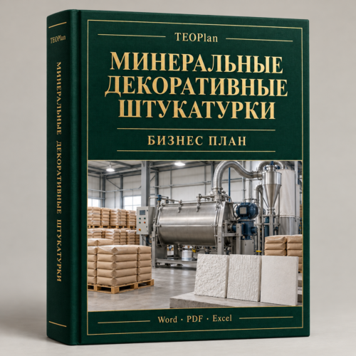 Минеральные декоративные штукатурки — бизнес-план и финансовая модель