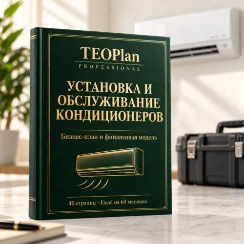 Установка и обслуживание кондиционеров — бизнес-план и финансовая модель TEOPlan Professional