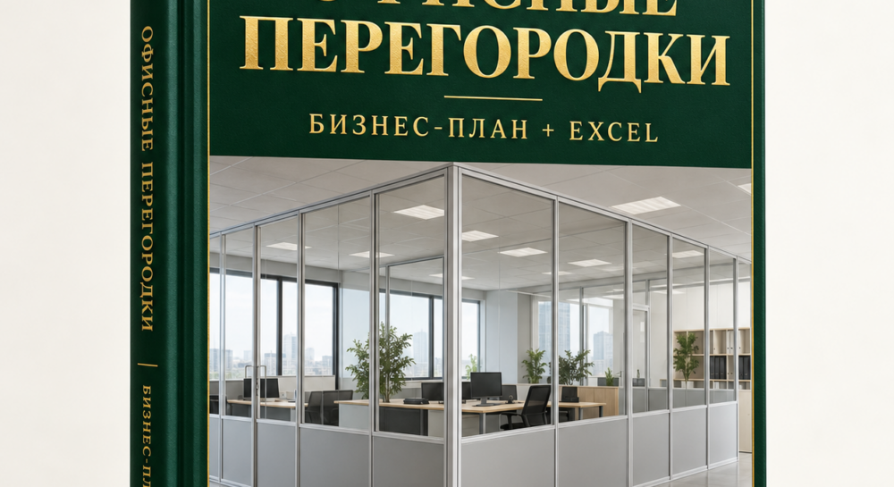 Производство алюминиевых офисных перегородок — бизнес-план и Excel TEOPlan