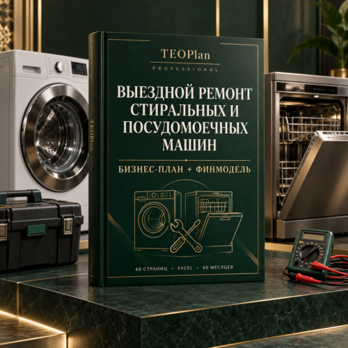 Выездной ремонт стиральных и посудомоечных машин — бизнес-план TEOPlan Professional