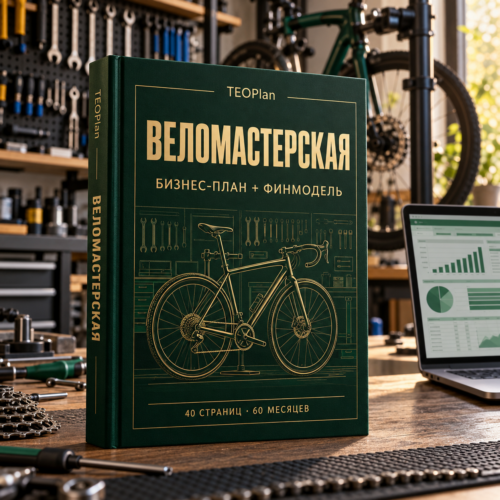 Веломастерская — бизнес-план и финансовая модель TEOPlan