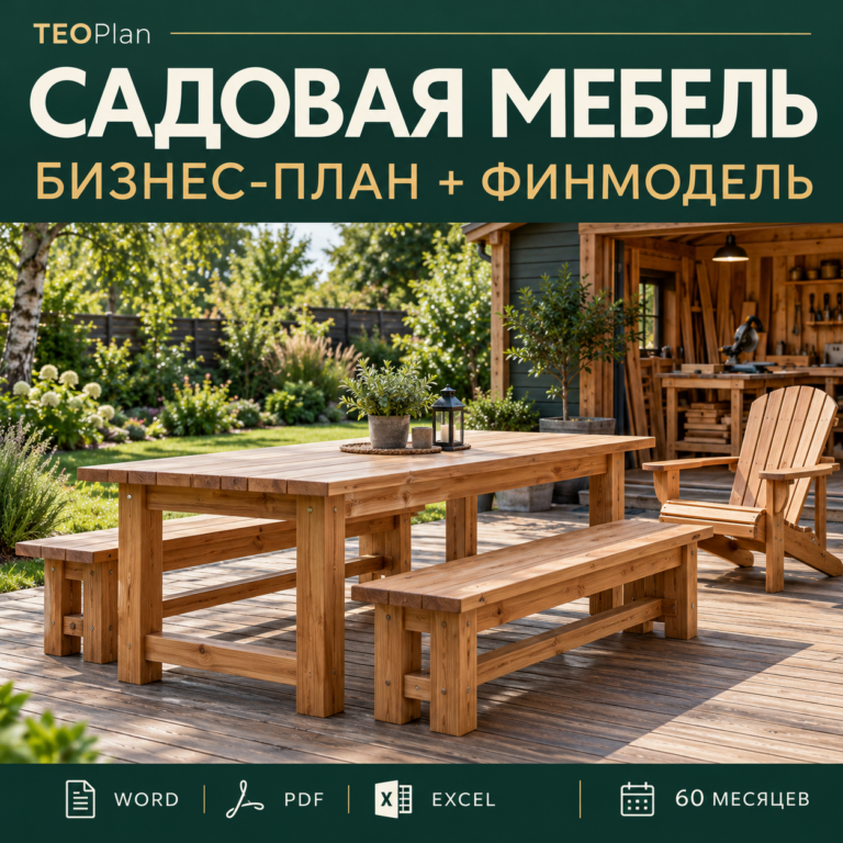 Производство садовой мебели — бизнес-план и финансовая модель