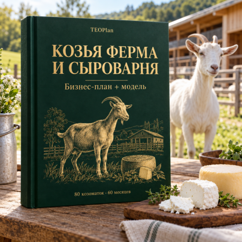 Козья ферма и сыроварня на 80 козоматок — бизнес-план и финансовая модель TEOPlan
