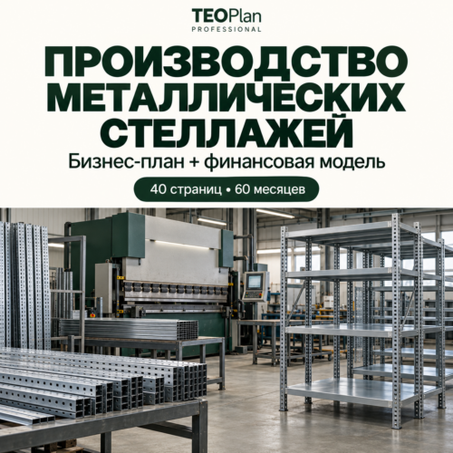 Бизнес-план производства металлических стеллажей — TEOPlan Professional