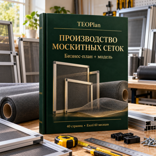 Производство москитных сеток — бизнес-план и финансовая модель