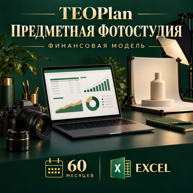 Финансовая модель предметной фотостудии в Excel