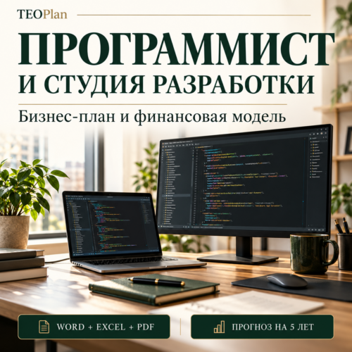 Бизнес-план программиста и студии разработки с финансовой моделью на 60 месяцев — TEOPlan