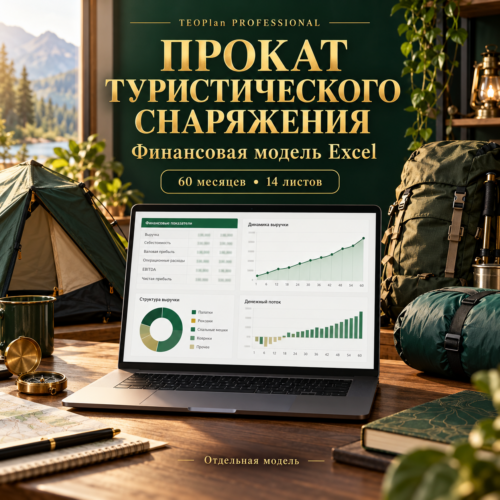 Финансовая модель проката туристического снаряжения в Excel — TEOPlan