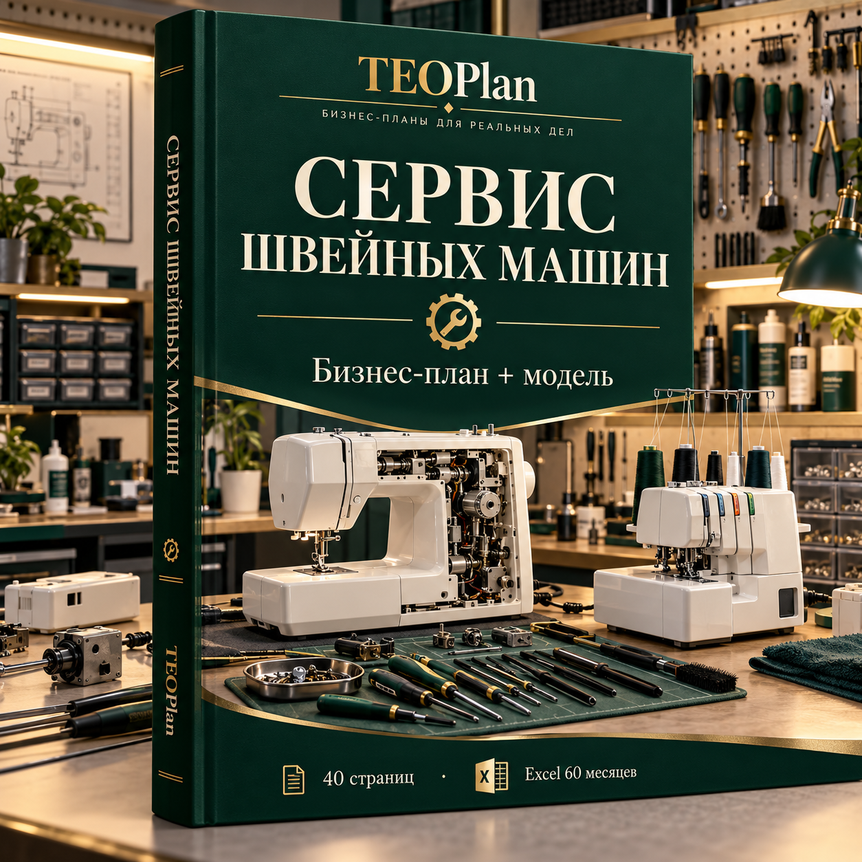Сервис швейных машин и оверлоков — бизнес-план и финансовая модель