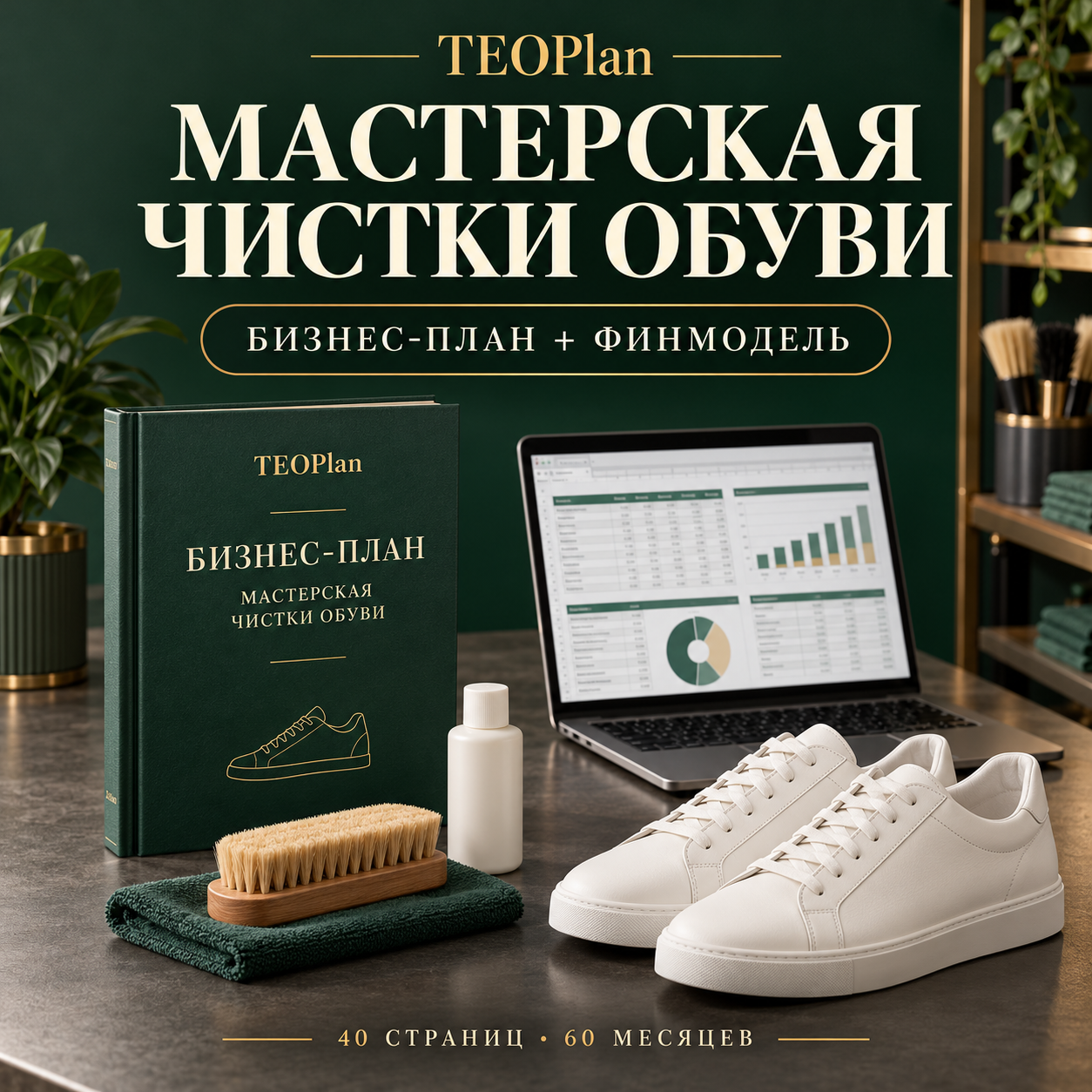 Мастерская чистки обуви — бизнес-план и финансовая модель TEOPlan