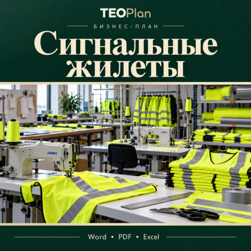 Бизнес-план цеха сигнальных жилетов с финансовой моделью