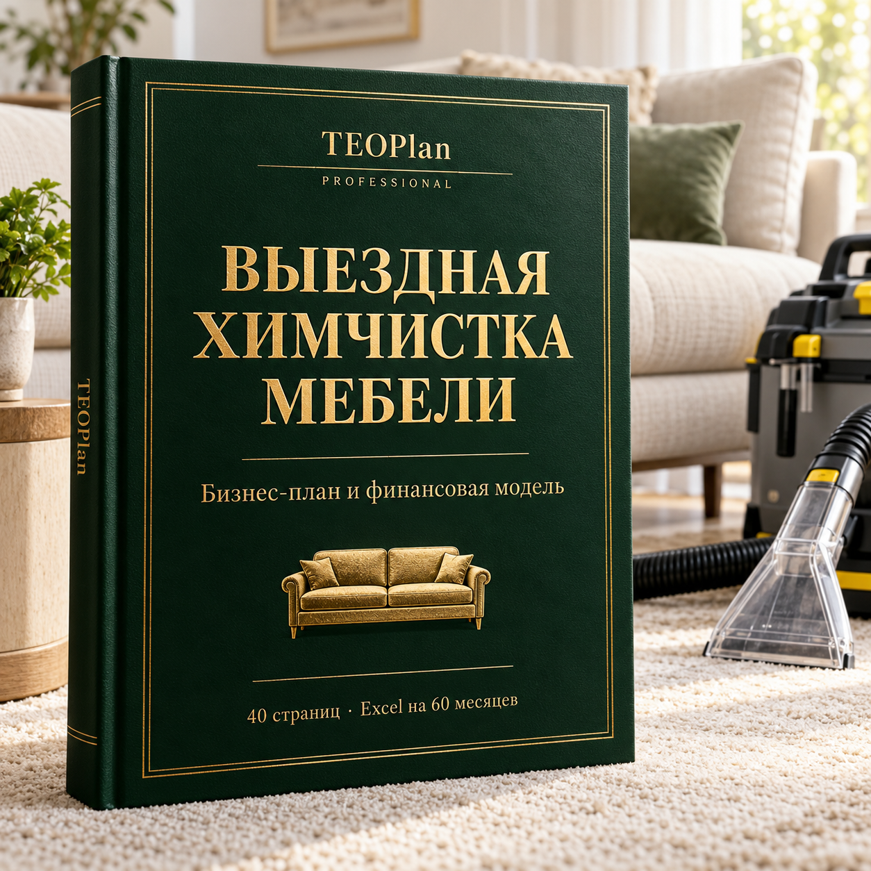 Выездная химчистка мебели — бизнес-план и финансовая модель TEOPlan Professional